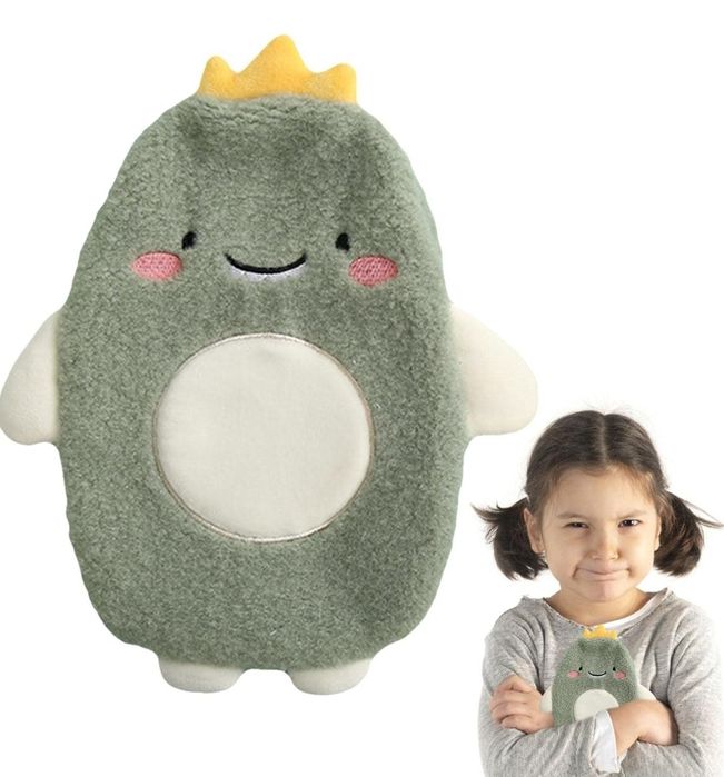 Uroczy termofor o pojemności 350 ml z pluszową osłoną