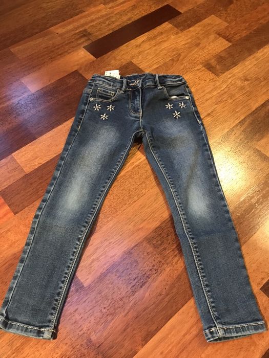 Spodnie dziewczęce Benetton Strech Skinny, 110 cm,4-5 lat