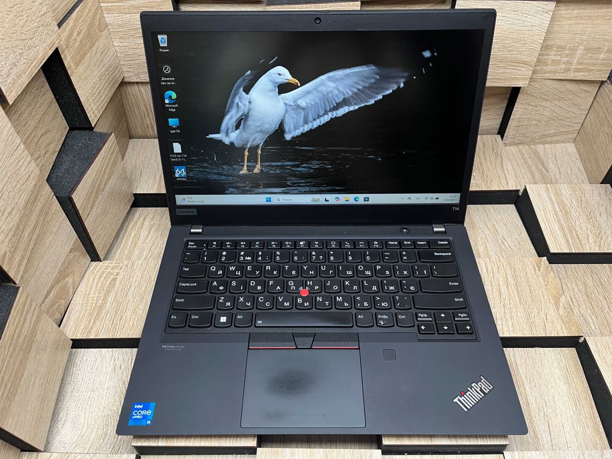 №5123 Ноутбук Lenovo ThinkPad T14 14" FHD IPS/i5-1145G7/16Gb/SSD256