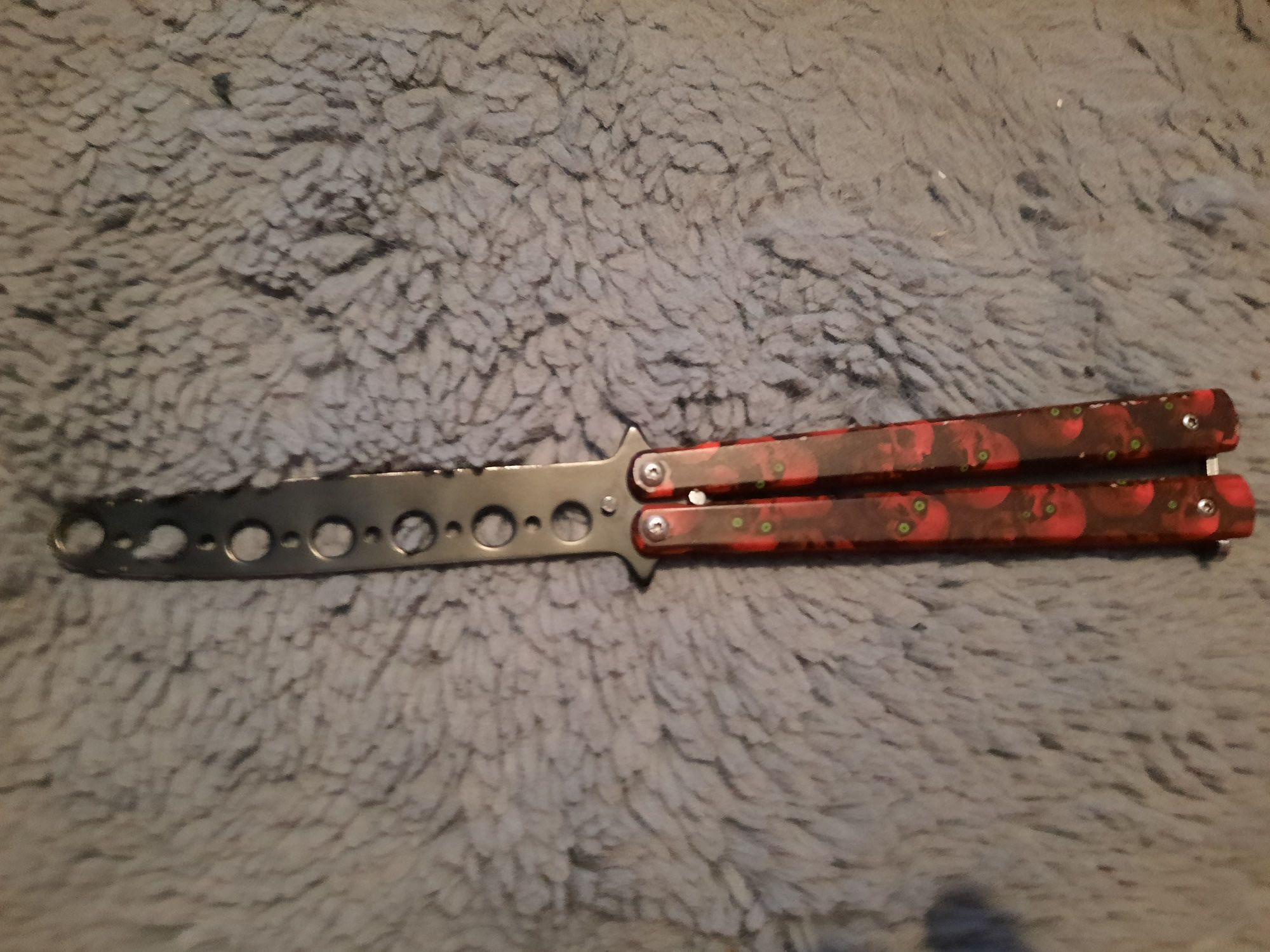 Balisong nóż motylkowy treningowy