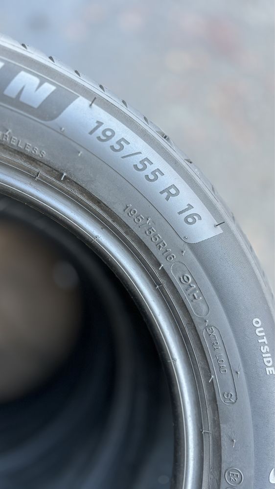 Komplet Michelin 195/55/16 z 2023 roku nowe demo