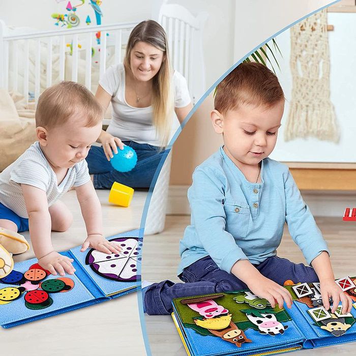 Бізібук книжечка ВЕЛИКА фетрова Ферма фабрична