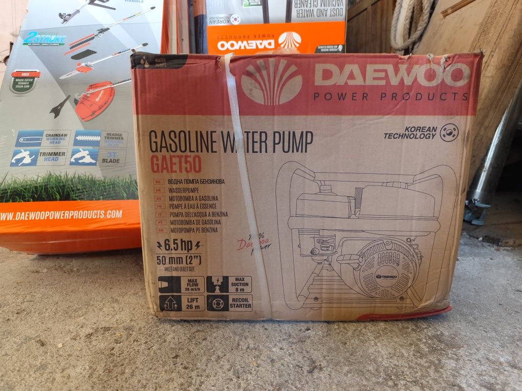 Motobomba novo daewoo