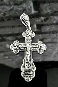 Большой серебряный крест 925 пробы.