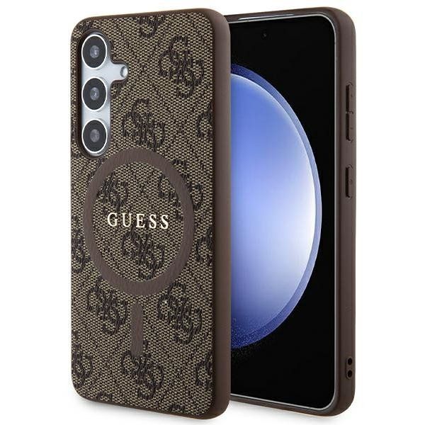 Guess Guhms24Sg4Gfrw S24 S921 Brązowy/Brown Hardcase 4G Collection
