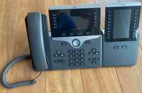 Telefone Cisco CP-8851 com Sidecar CP-BEKEM