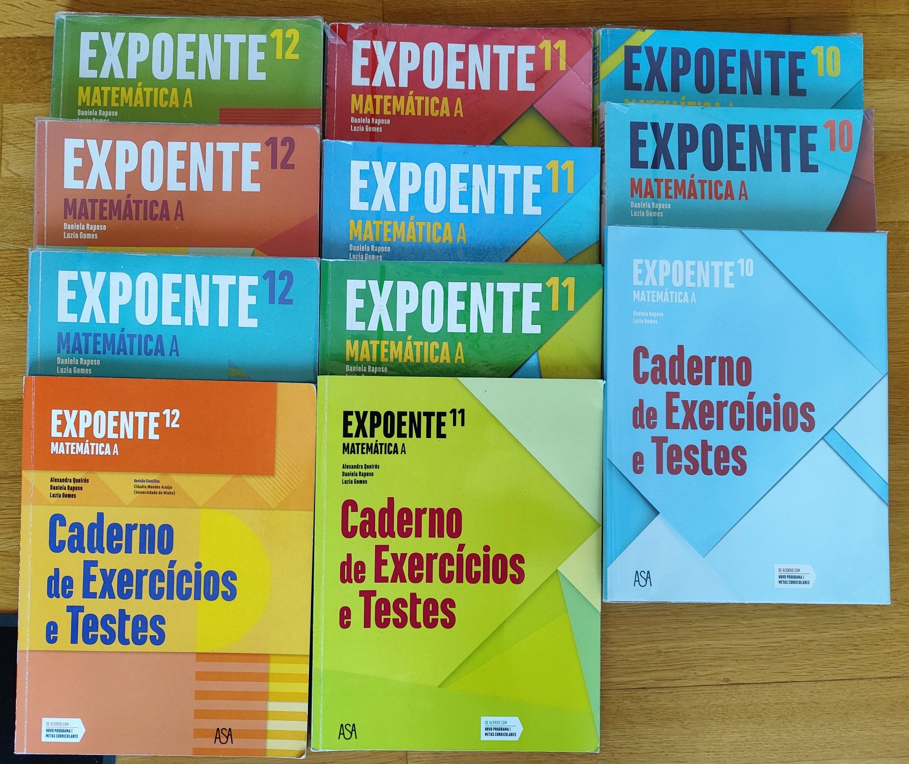 Livros Matemática Expoente 10.°, 11.° 12.° Ano