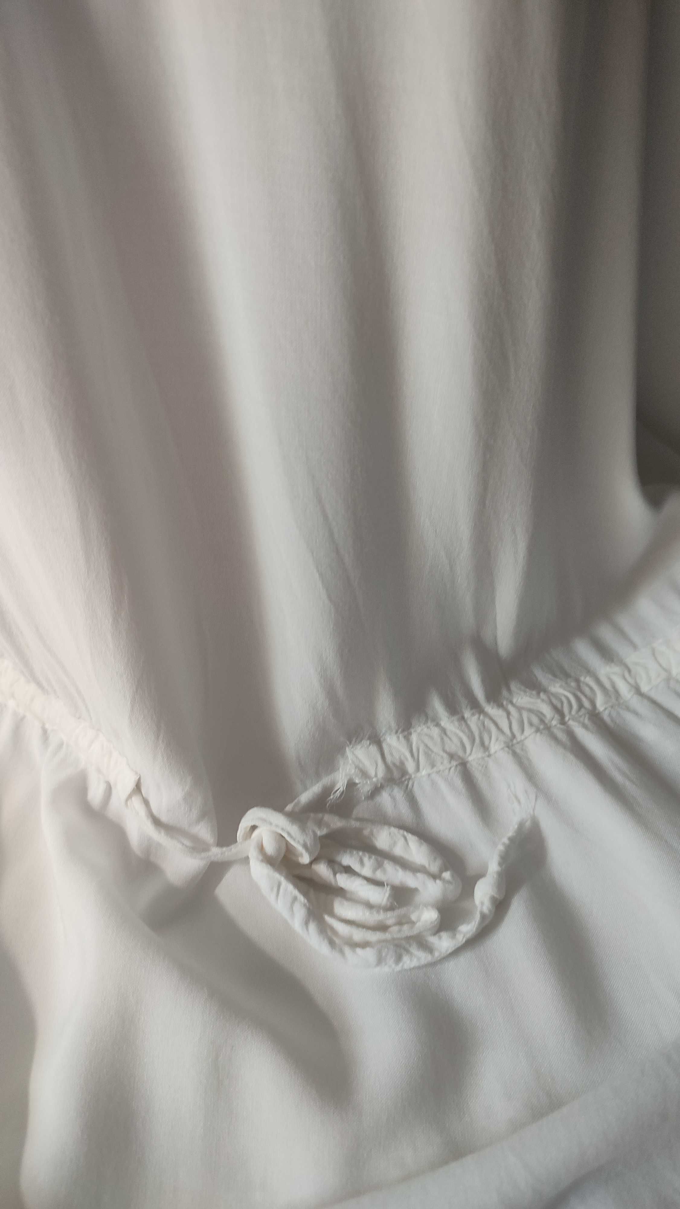 Sukienka krótka mini boho tunika damska koronka frędzle