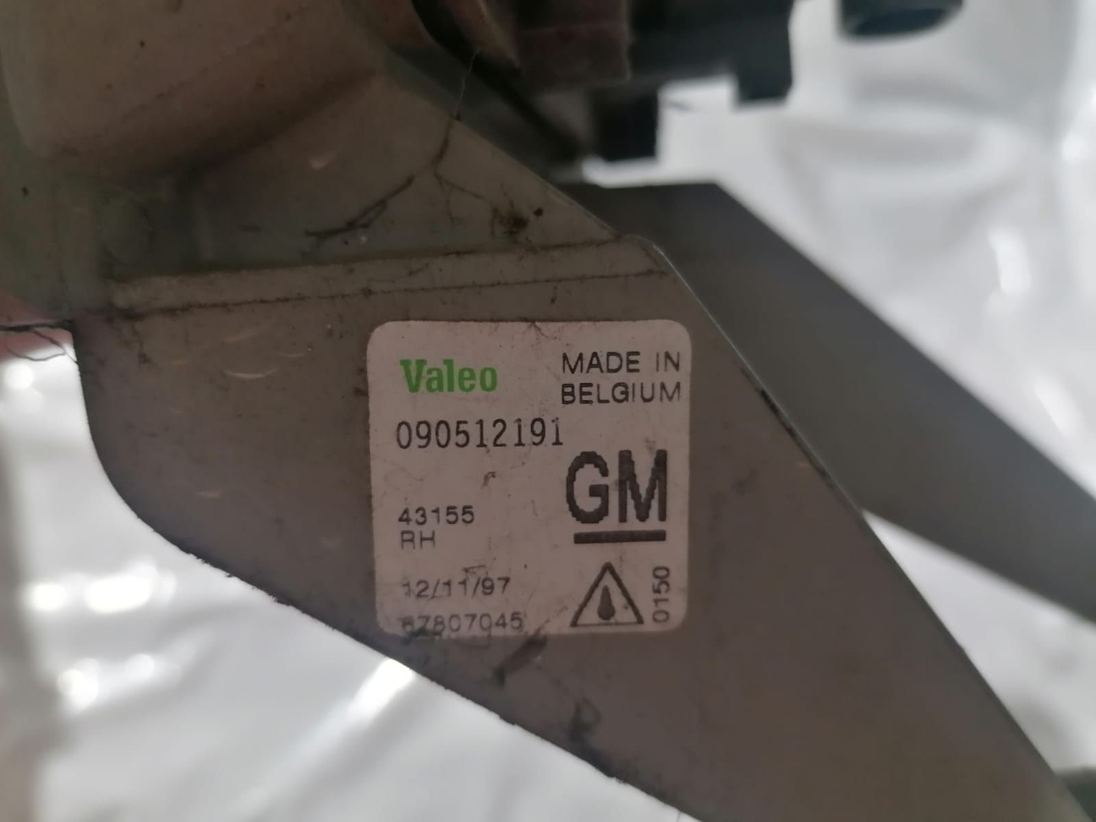 Par Farolins nevoeiro Opel Astra F