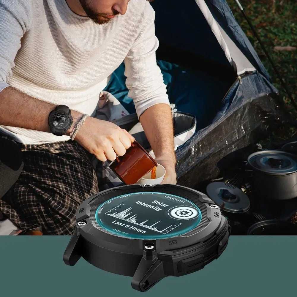 Защитное стекло Spigen ''EZ Fit'' 2-pack для Garmin Instinct 2X Solar