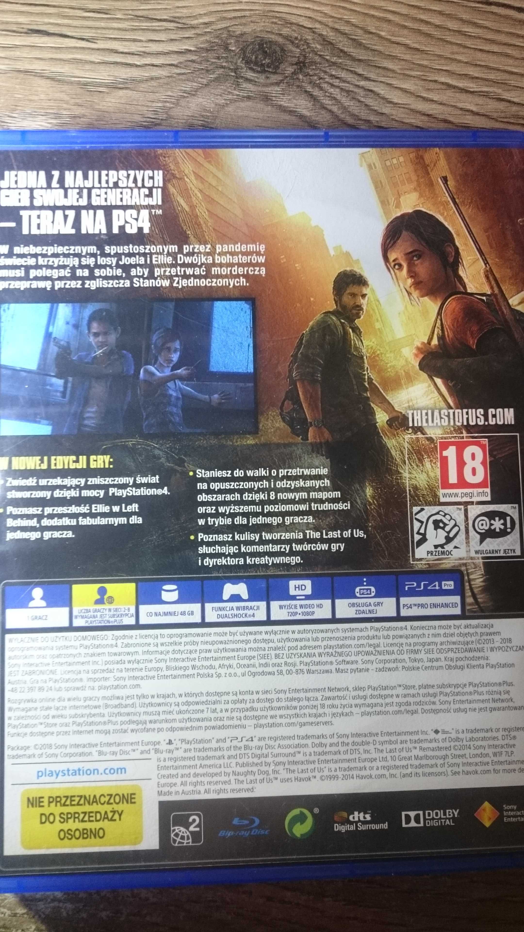 The last of us ps4 playstation 4 polska gta god of war resident days