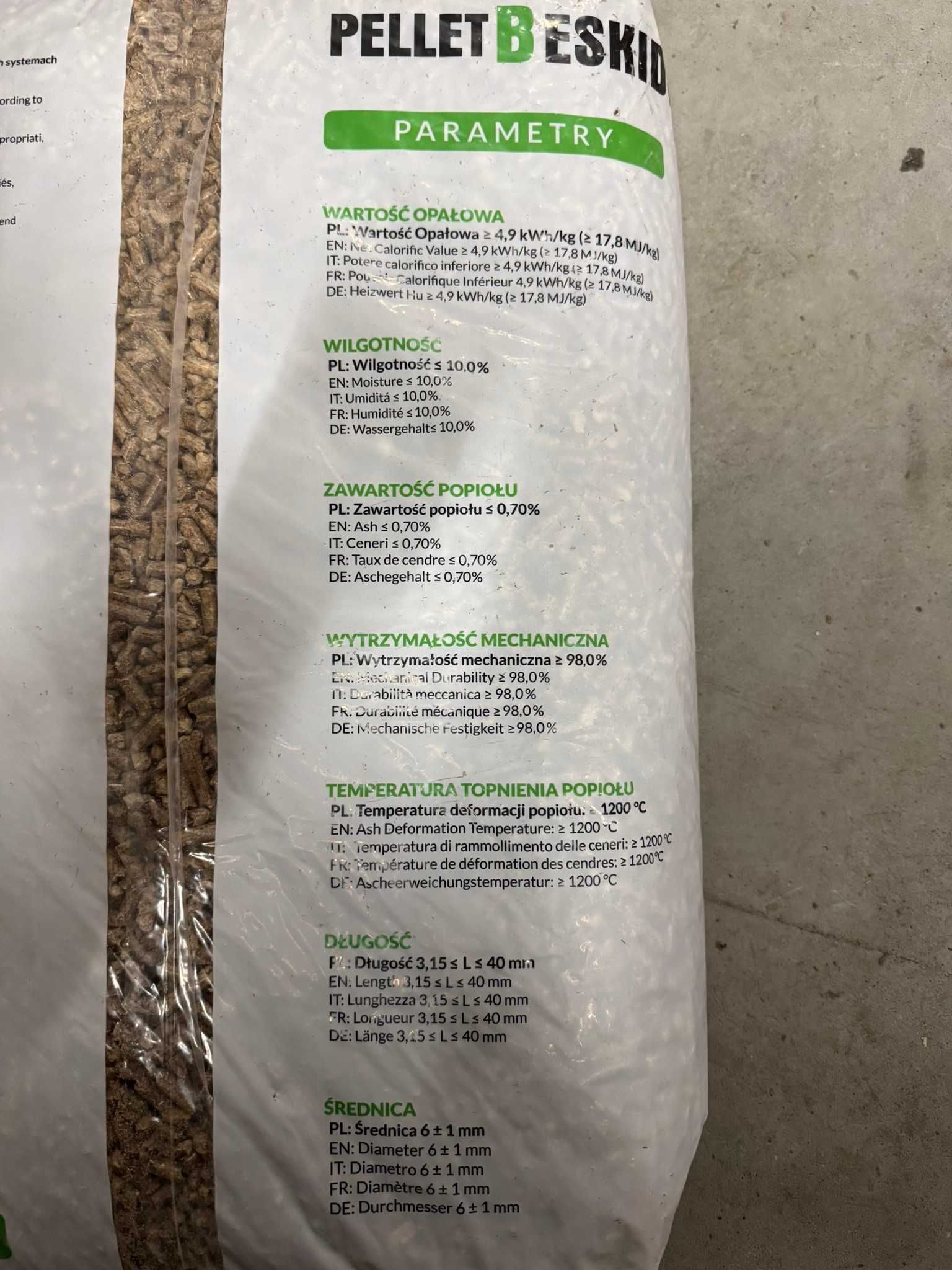 Pellet Beskidy pelet drzewny EnPlusA1 Olczyk Lava Barlinek