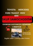 Skup Aut Samochodów Mercedes Sprinter Toyota Ford Transit i inne