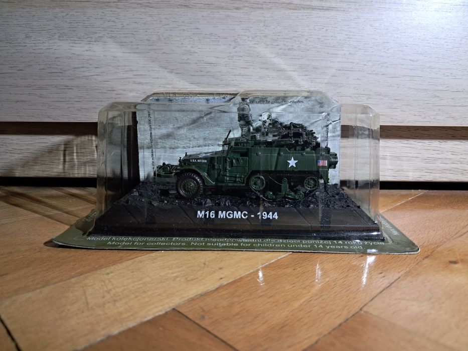 Model czołgu M16 MGMC - 1944 skala 1:,72