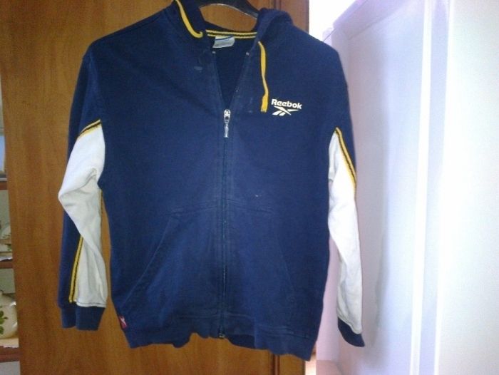 Bluza męska z kapterem i suwakiem Reebok