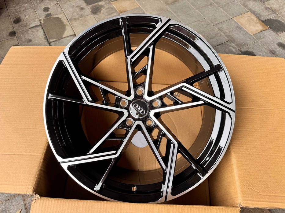 Нові Двадцятки на Q7 Q5 A4 A5 A6 A7 Sline Audi R20 5x112 титани ЧОРНІ
