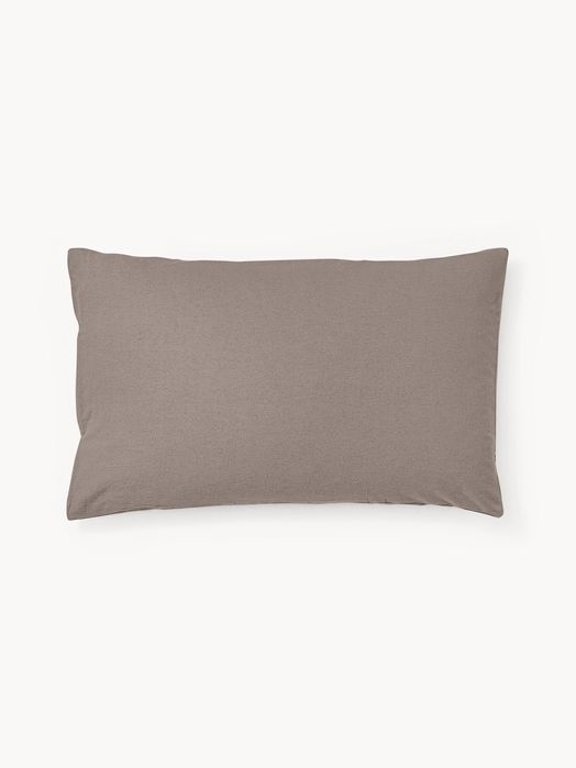 Poszewka na poduszkę z flaneli Biba 50x70 cm Taupe