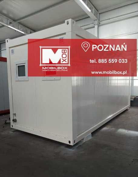 kontener sanitarny, kontener z prysznicem i sanitariatem, kontener WC