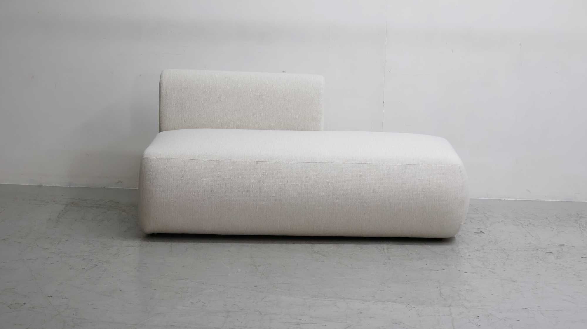 Sub Szezląg NOWA SOFA 3 os. KANAPA tkanina obły kształt Sofia Westwing