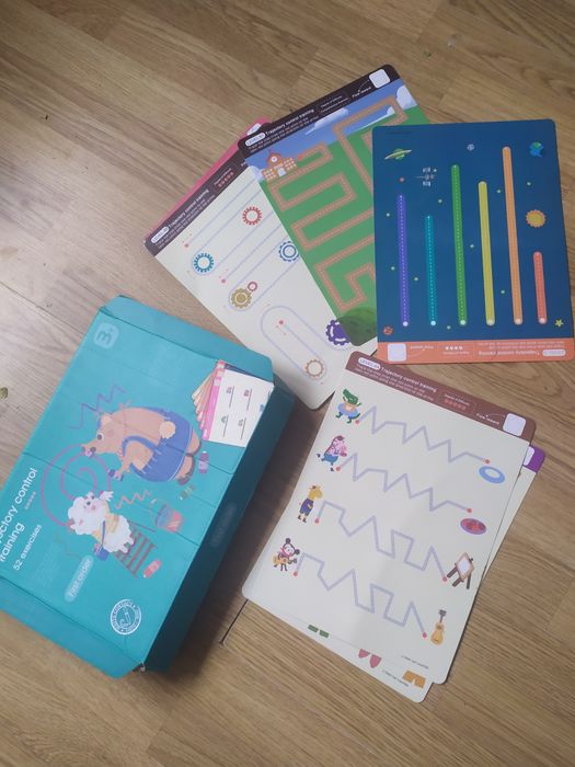 Набор карточек для письма, многоразовые прописи, логичес