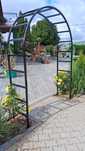 Pergola ogrodowa, metalowa z profila