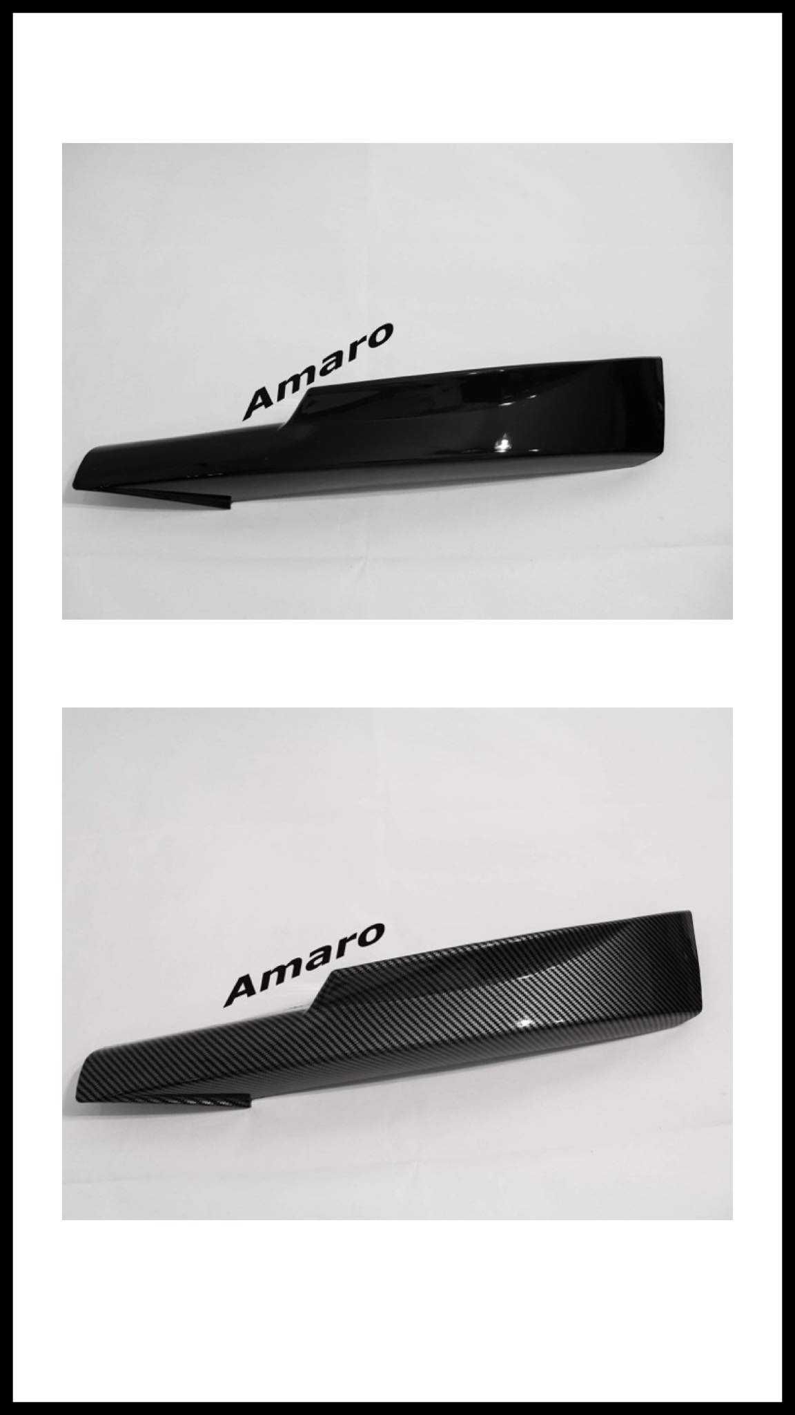 Spoiler/Splitter Frontal em Look Carbono Glossy ou Preto Piano (BMW E90)|NOVOS