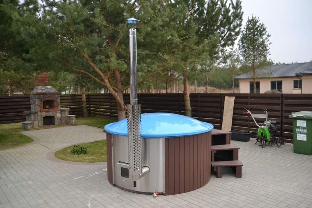 Sauna ogrodowa balia skandynawska balia ogrodowa jacuzzi spa hot tub