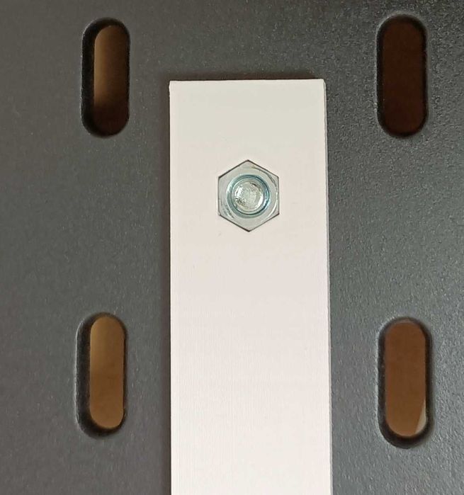 Uchwyt Zaciskowy (2szt) do Tablicy IKEA SKADIS. ZESTAW "POD KLUCZ"