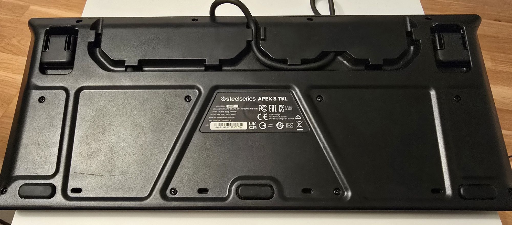 Klawiatura Steelseries APEX 3 TKL gamingowa, dla graczy