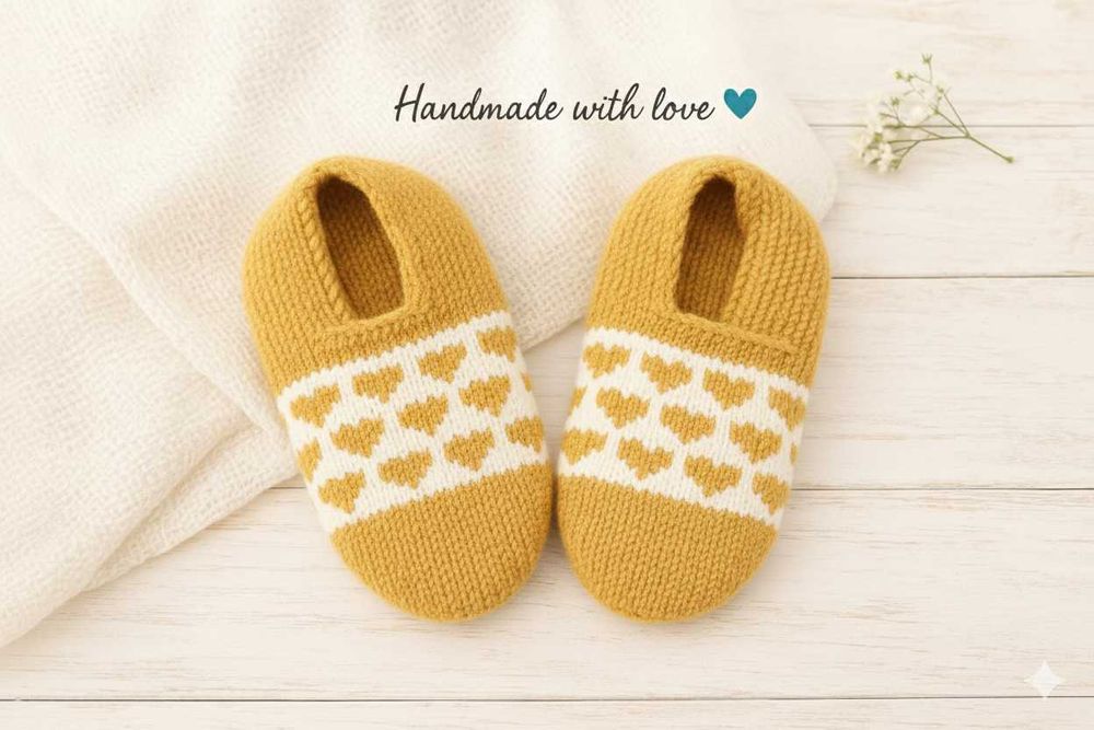 pantufas, feitas à mão, artesanais