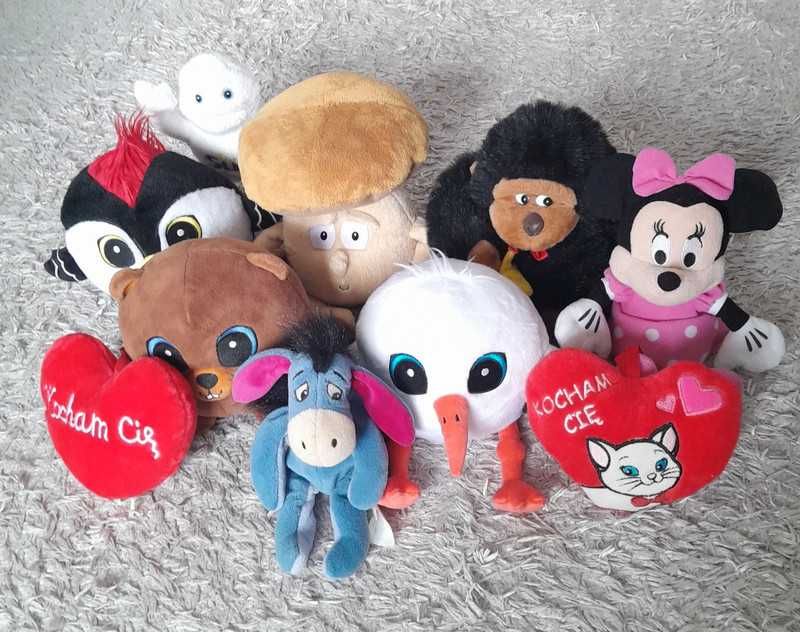 Pluszowe maskotki 10 szt.