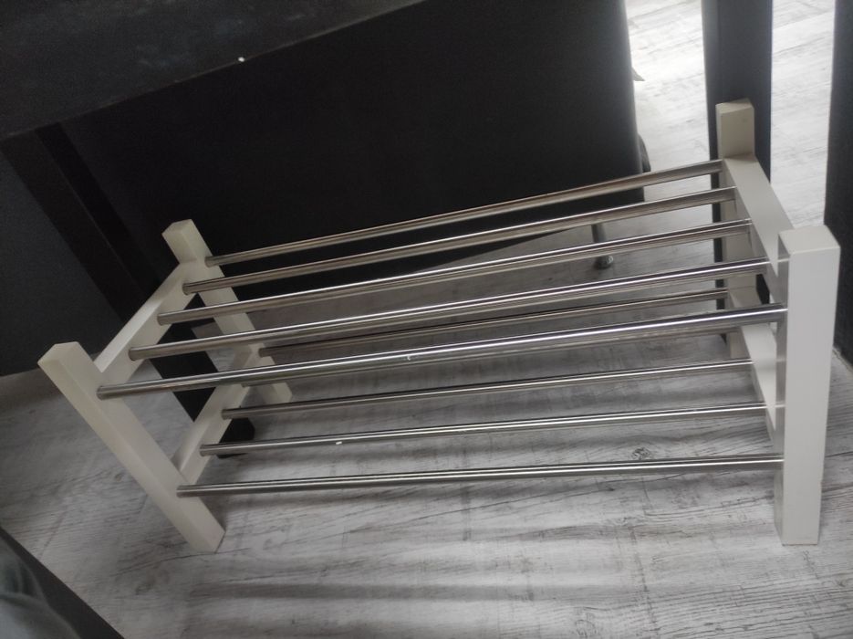 Półka na buty biała