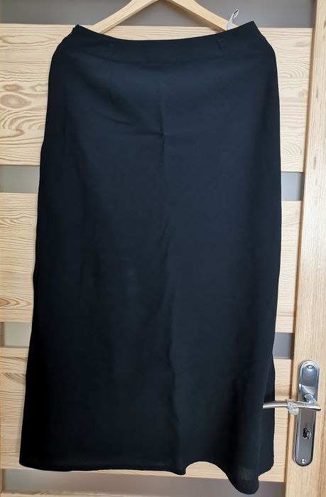 Długa elegancka czarna ołówkowa spódnica L 40