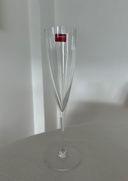 Par de flutes de cristal Baccarat