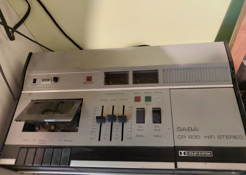 Magnetofon kasetowy saba CR 835 HI FI
