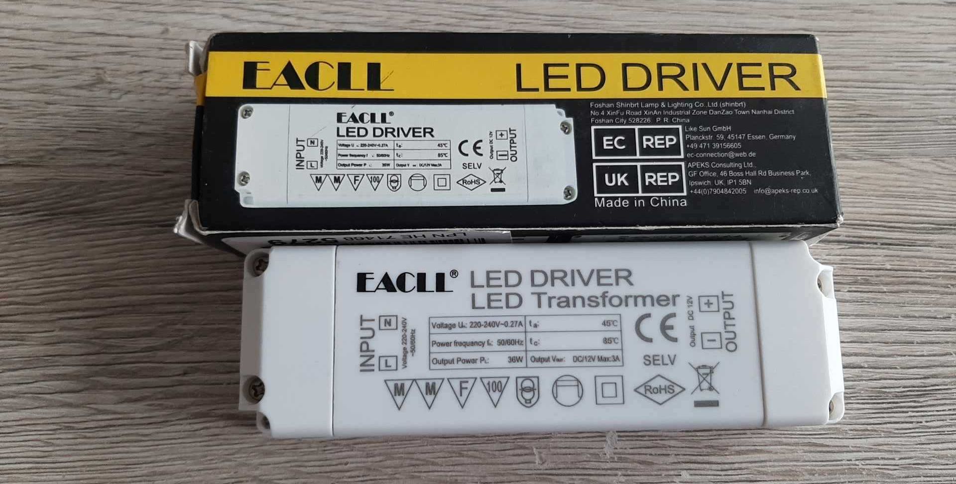 Led Driver Transformator DC 12 V 3 A 36