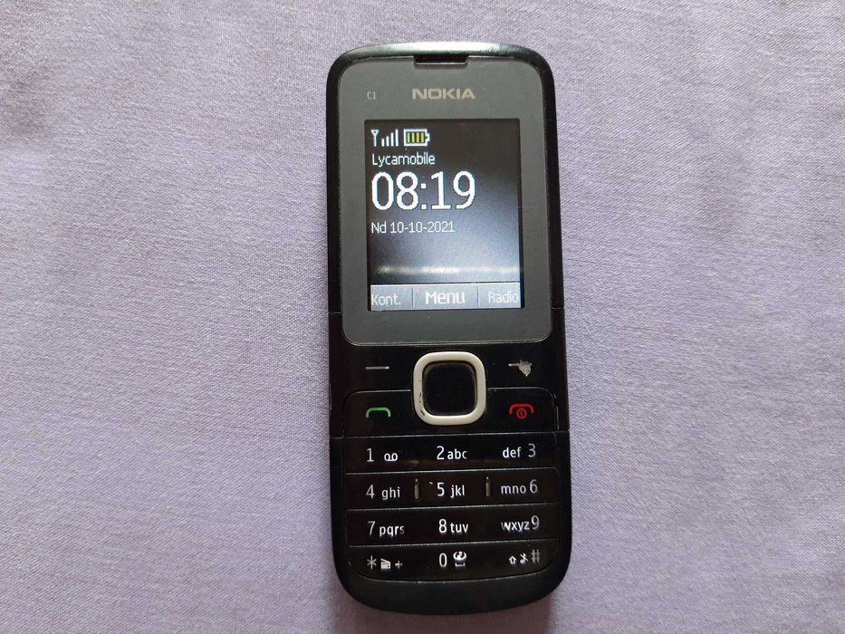 Nokia C1-01 bez simlocka Czarna