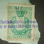 Dania 1917  znaczek skarbowy 20 ore