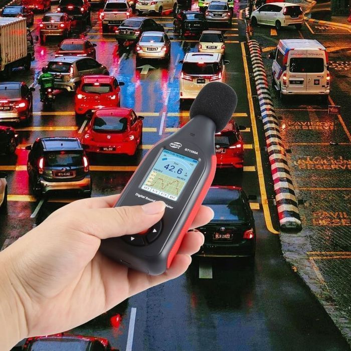 Decybelomierz Sonometr Miernik Natężenia Dźwięk Hałas Głośność30-130db