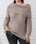 Sweter odkryte ramiona Nowy