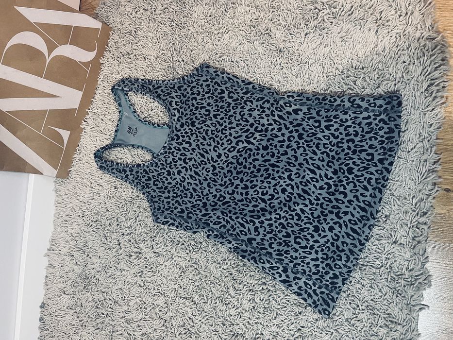 Bluzka top sportowy damski w panterke rozm xs