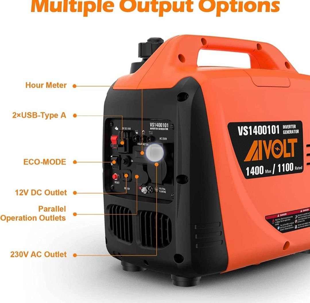 Aivolt VS1400 SC2300i Німецький  Генератор инверторный інвекторний
