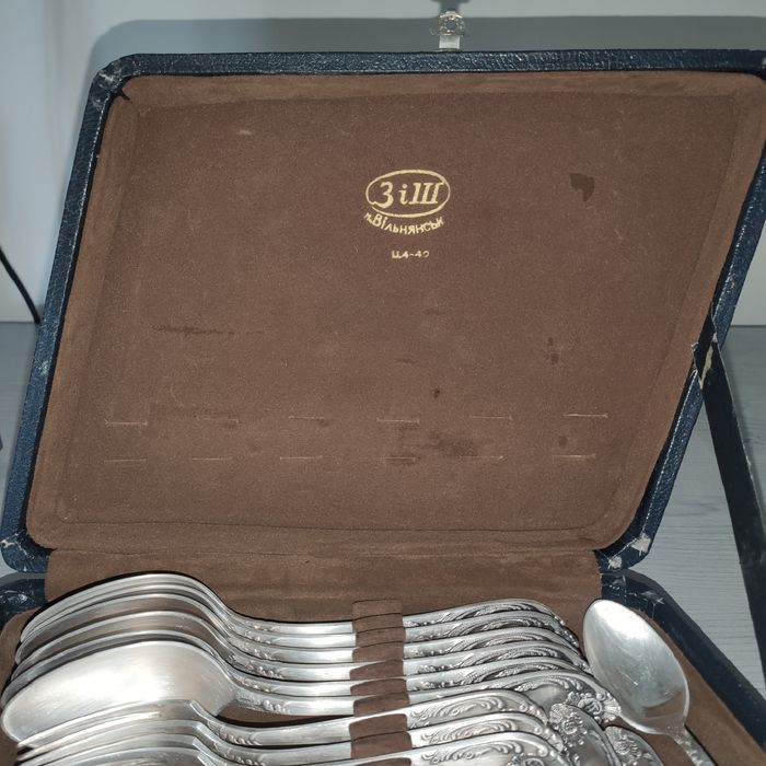 Набор столовых мельхиоровых приборов ЗіШ 24 предмета