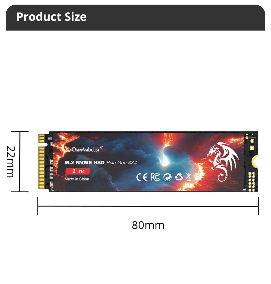 SSD M2 2280/2230 256Mb