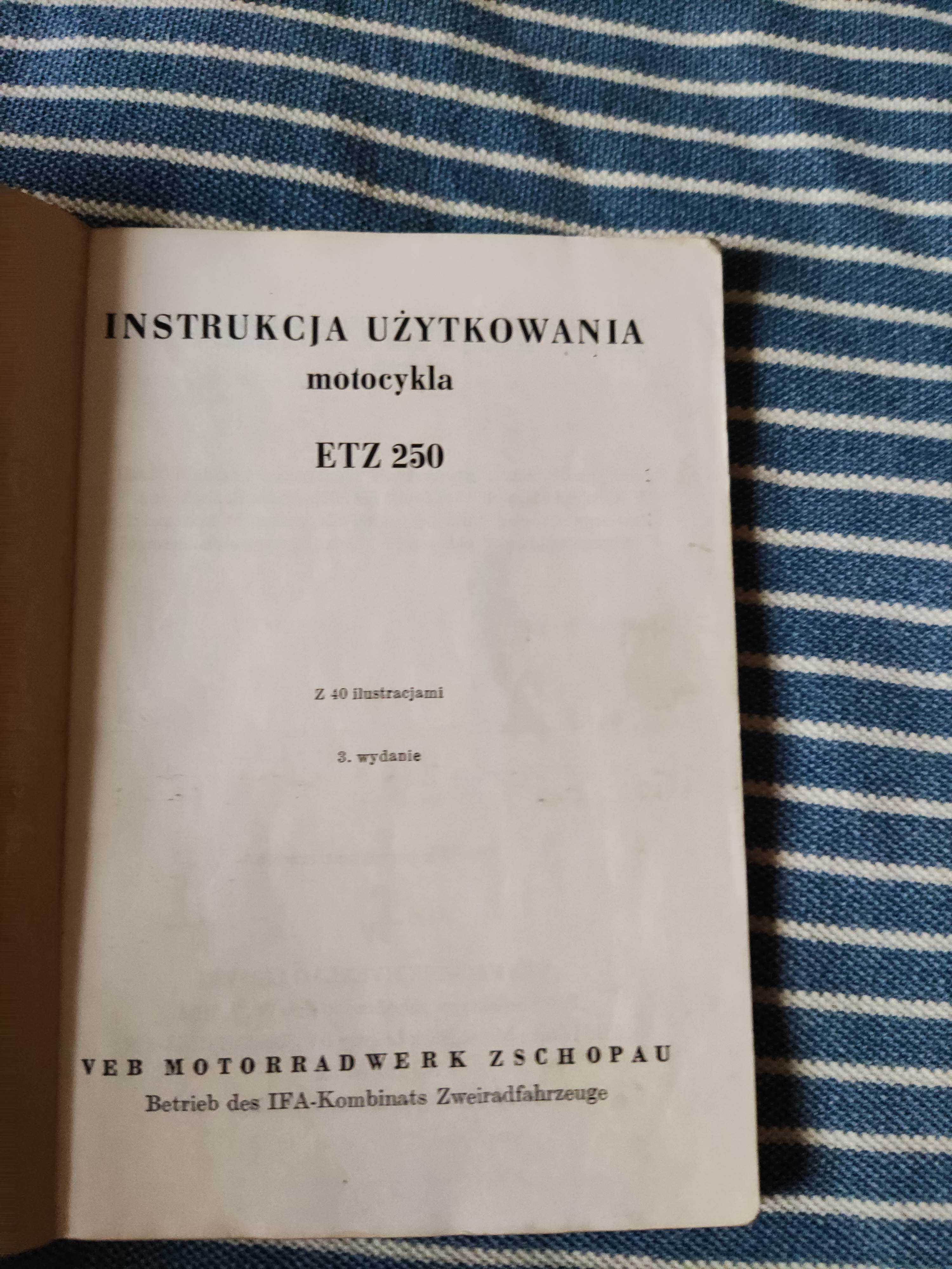 Instrukcja użytkowania MZ-250 rok 1981