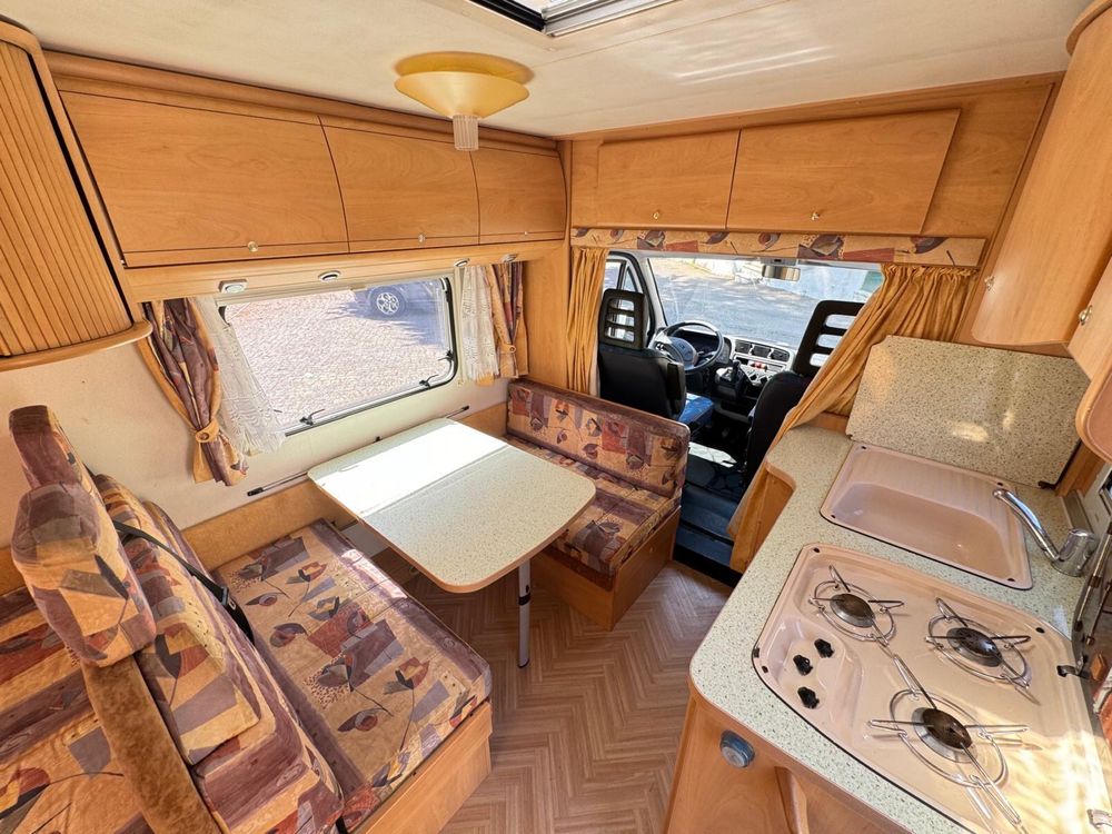 Autocaravana Fiat Burtsner perfilada 2.8 JTD ano 2001