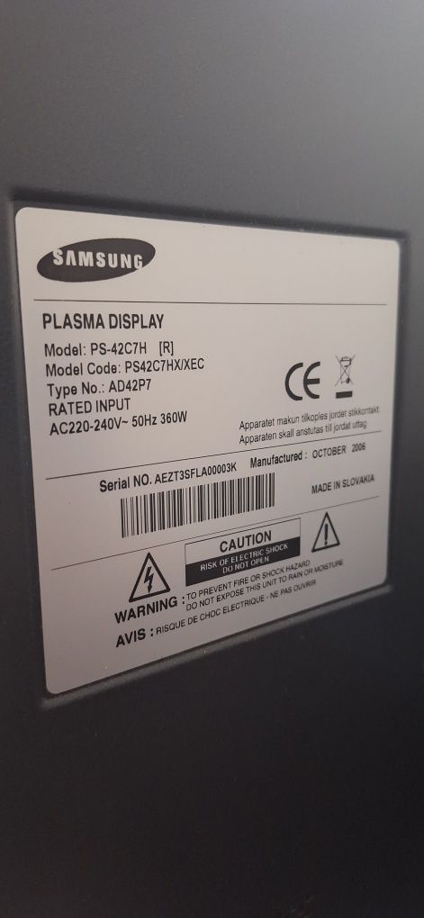 Tv Plasma Samsung 42
