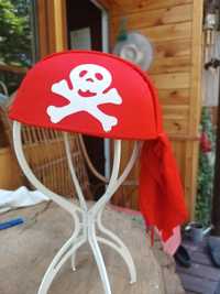 pirat czapka - czerwona