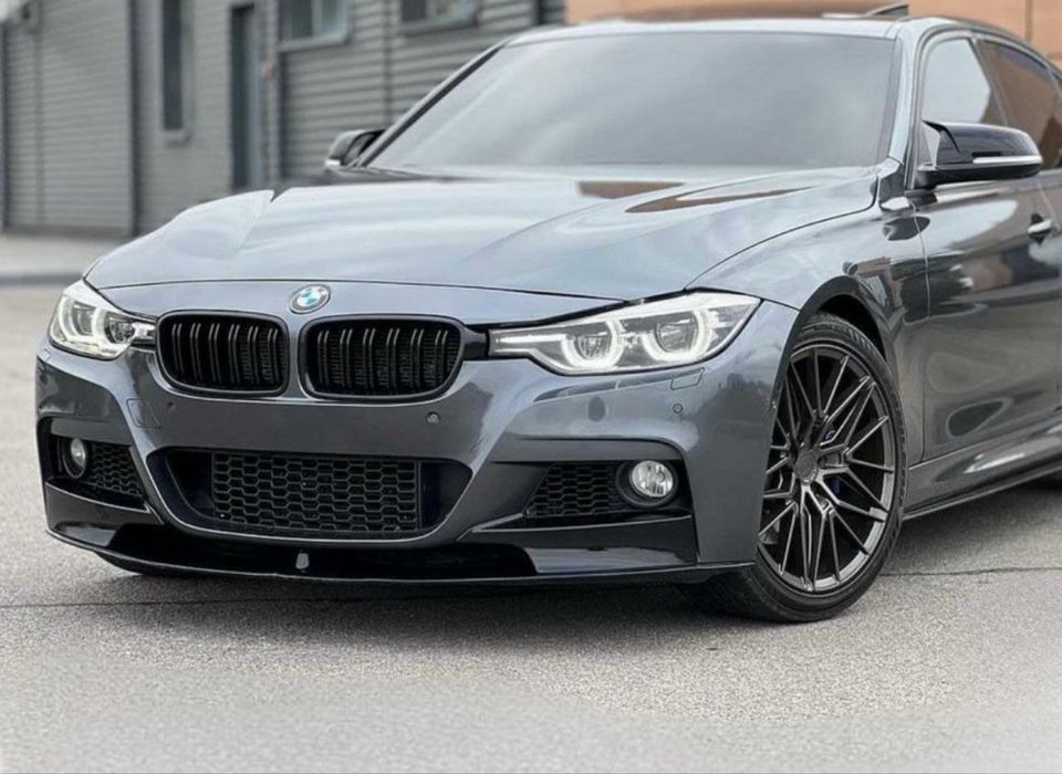 Губа f30 f31 m-paket bmw F30 F31 M Paket накладка на передній бампер