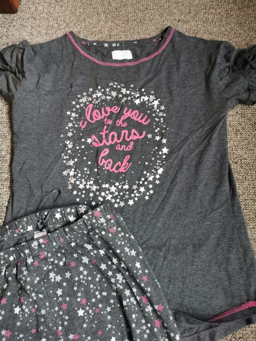 Piżama damska dziewczęca z metki 12-14 M/L bawełna